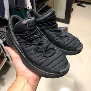 Kids Youth 1Y Black Sneakers No laces Slip-on